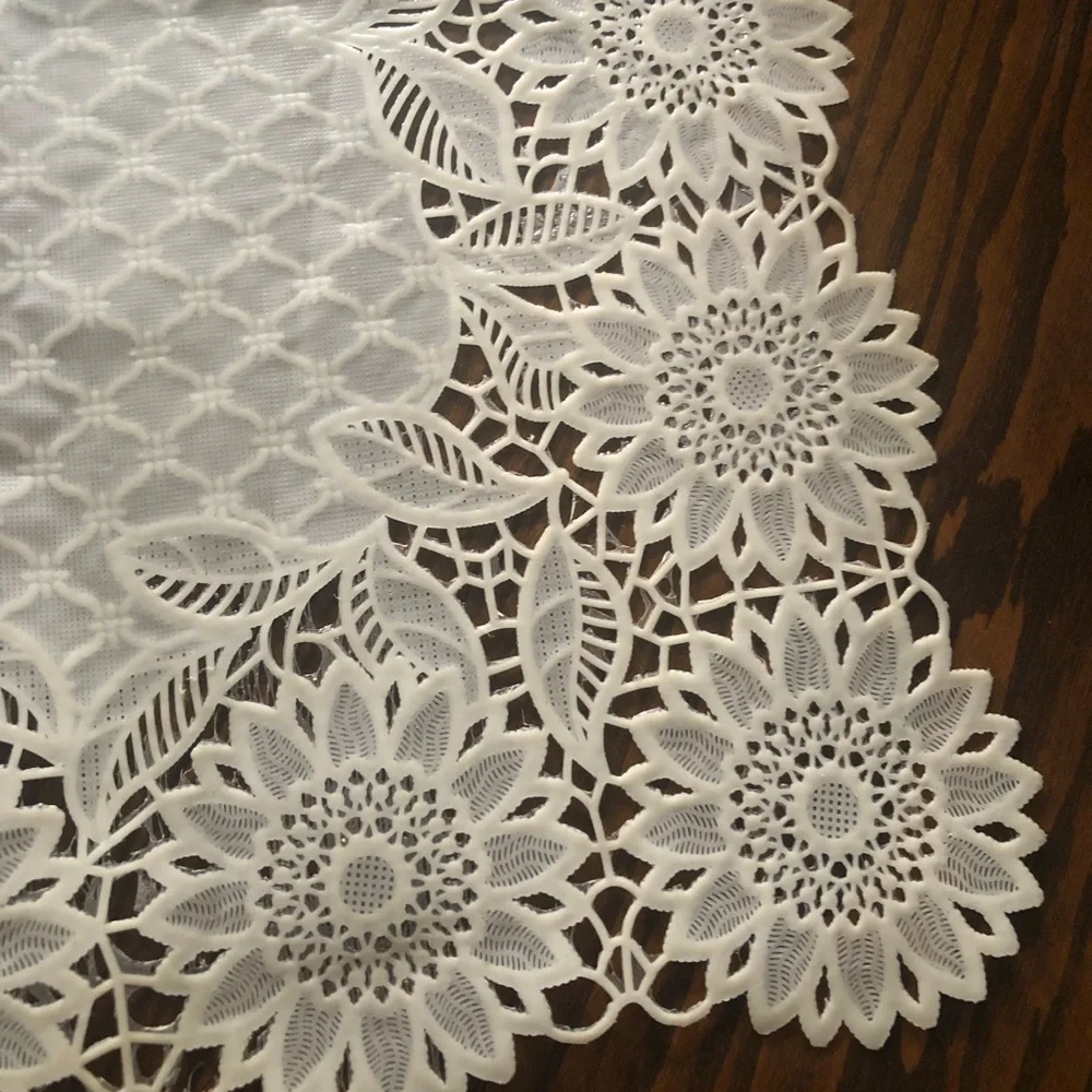 Vintage Table Runner Reversible & Wipeable